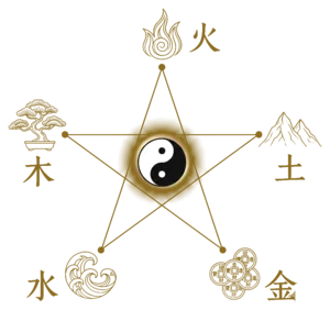 Five elements and Yin-Yang symbols — skin reading from birthday