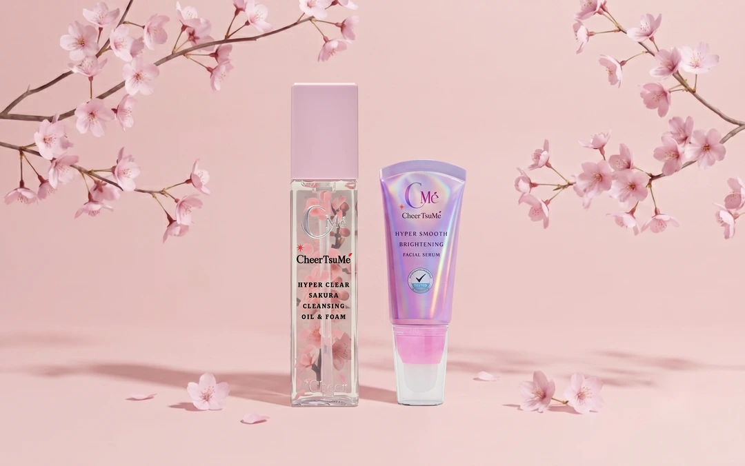 Clean & Glow skincare set — Cleansing, Serum for sensitive skin · CMe