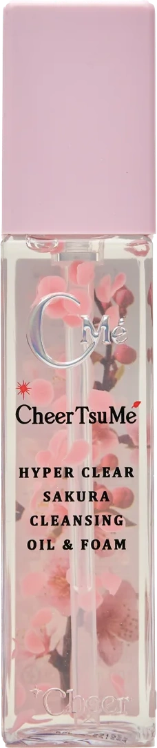 Bottle of Hyper Clear Sakura Cleansing — skincare for sensitive skin by CMe CheerTsuMe