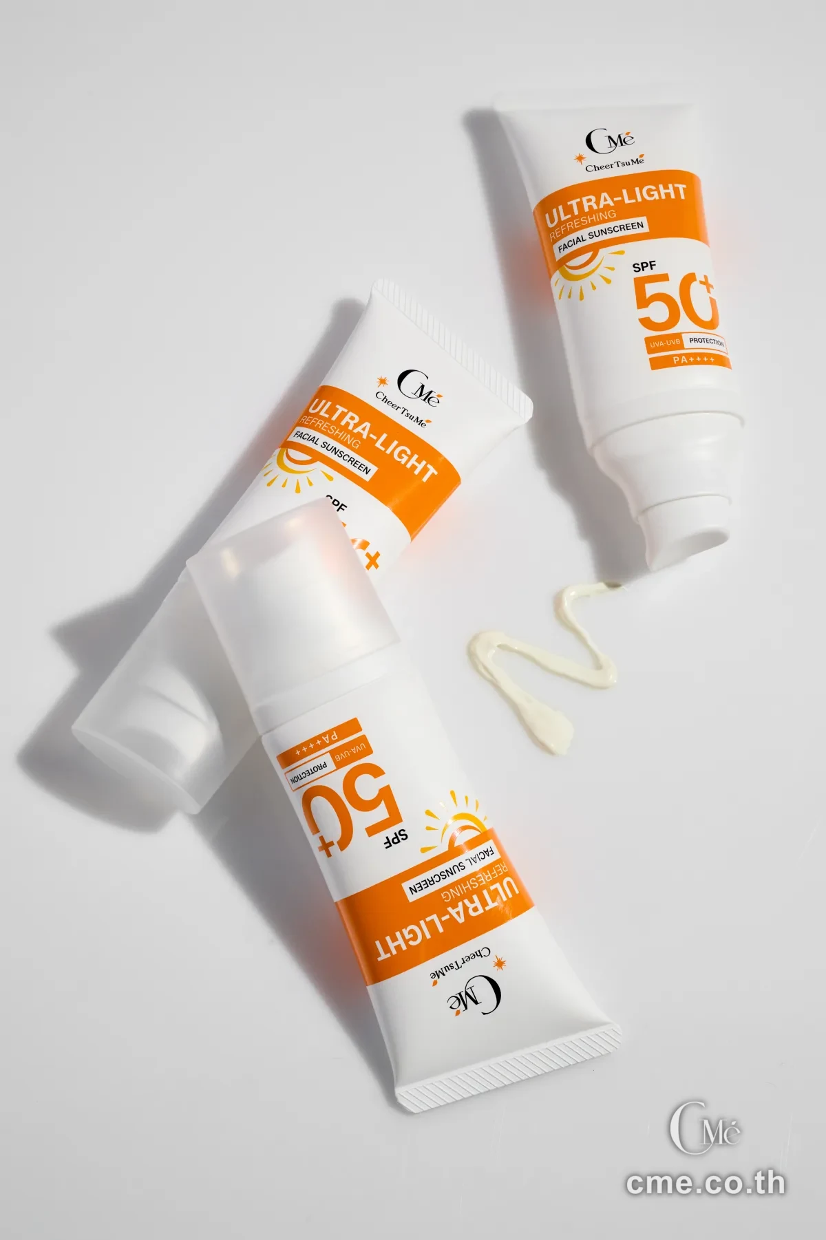 CMe Invisible Fluid Sunscreen SPF50+ — front view showing lightweight texture